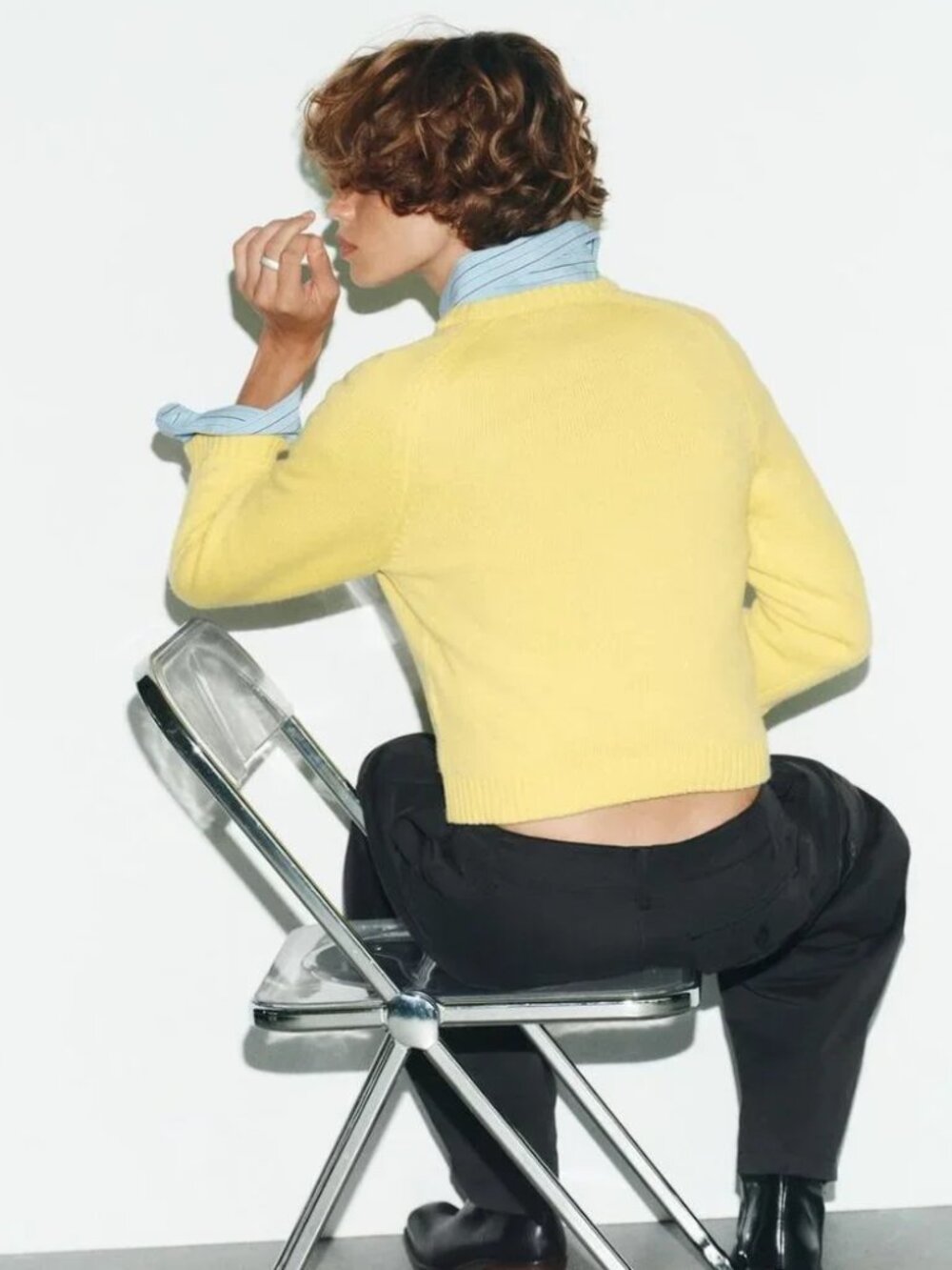 Basic Knit Sweater - Picture 3 of 9